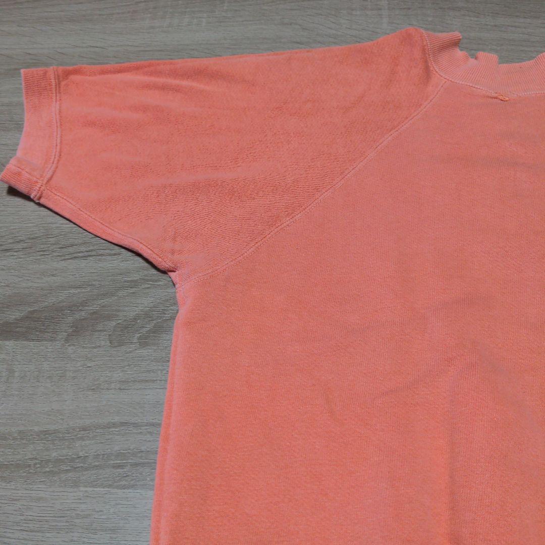 激レア 稀少 40s ハーフジップスウェット 半袖 コの字留 オール2本針