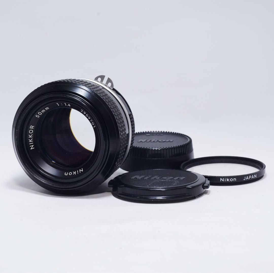 Nikon Ai NIKKOR 50mm f1.4 単焦点レンズ