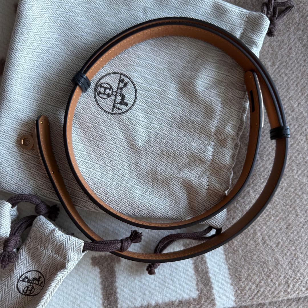 エルメス　ケリー　ベルト　ブラック　新品未使用