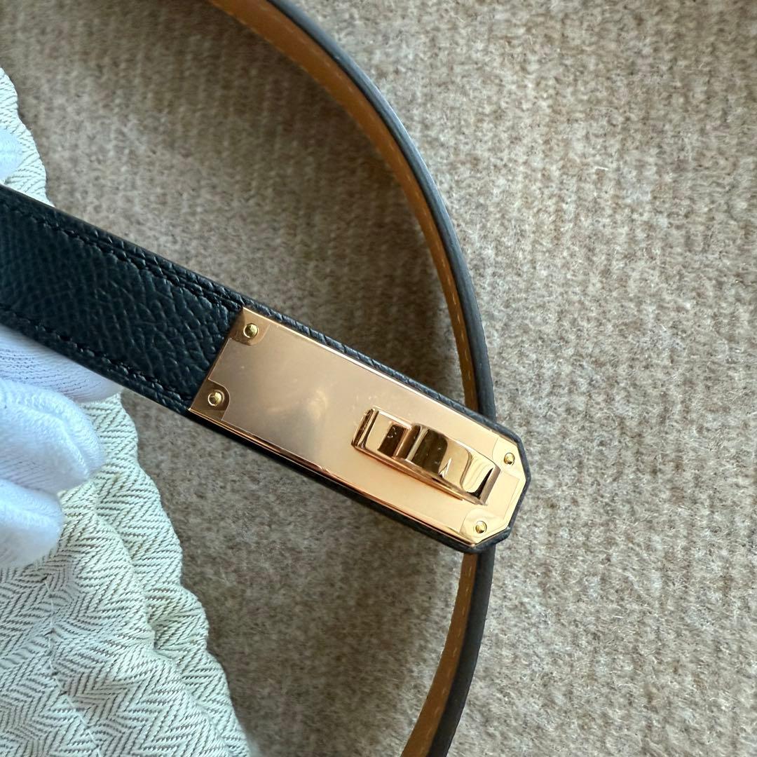 エルメス　ケリー　ベルト　ブラック　新品未使用