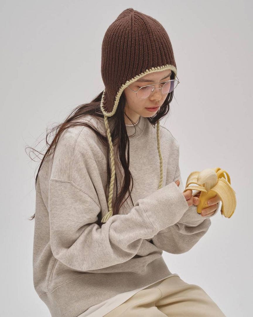 タグ付き todayful Ear Flap Knitcap