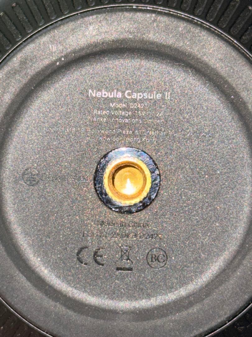 NEBULA CAPSULE IIプロジェクター本体　通電確認済み