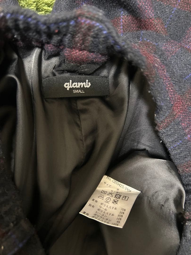 glamb アシンメトリーツイードカーゴパンツ