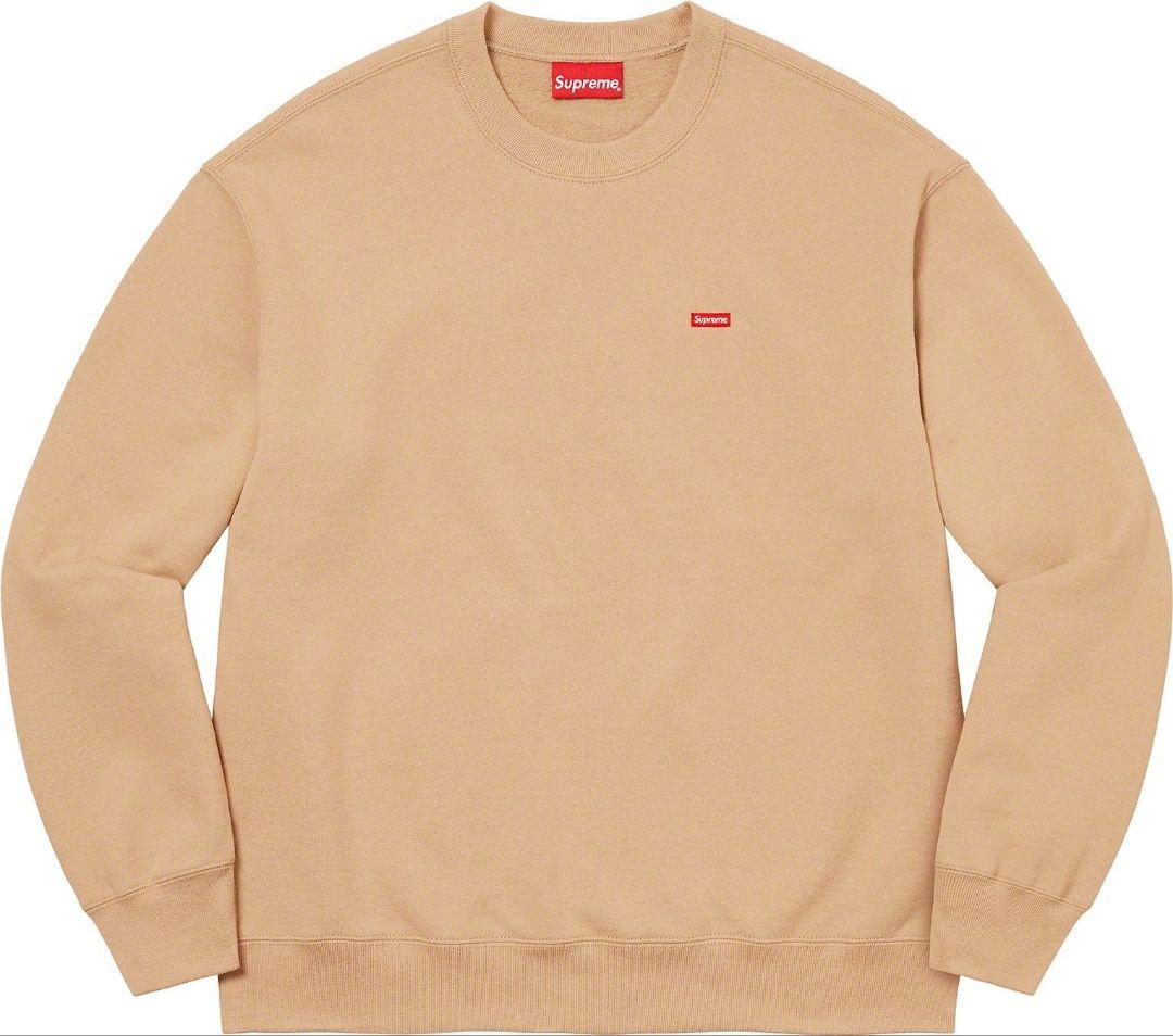 トップス 23ss Supreme Small Box Crewneck tan XL