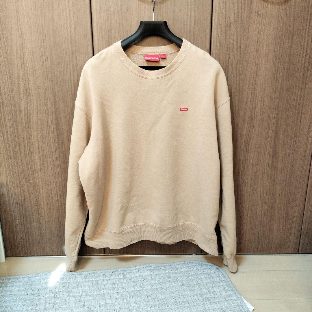 トップス 23ss Supreme Small Box Crewneck tan XL