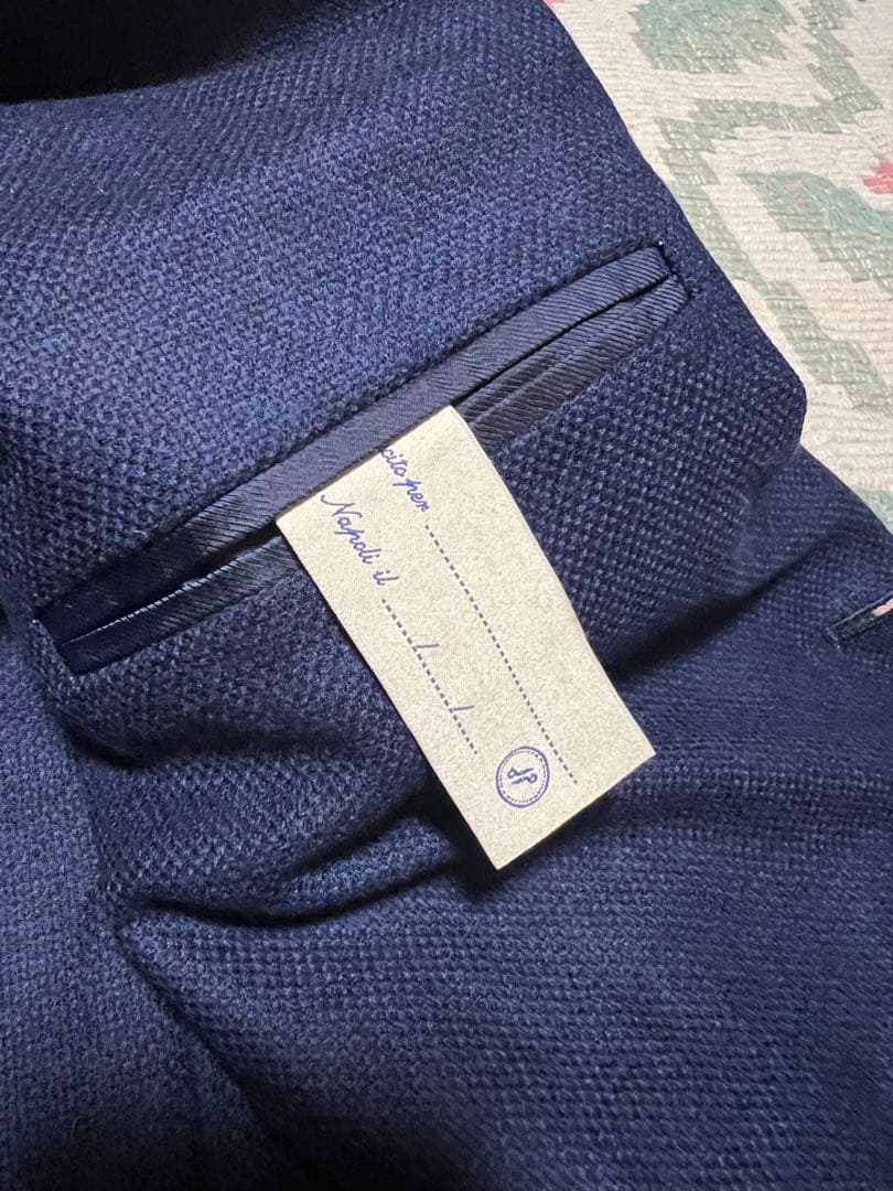 美品 De Petrilloネイビー ジャケット50 サイズ デペトリロ ナポリ