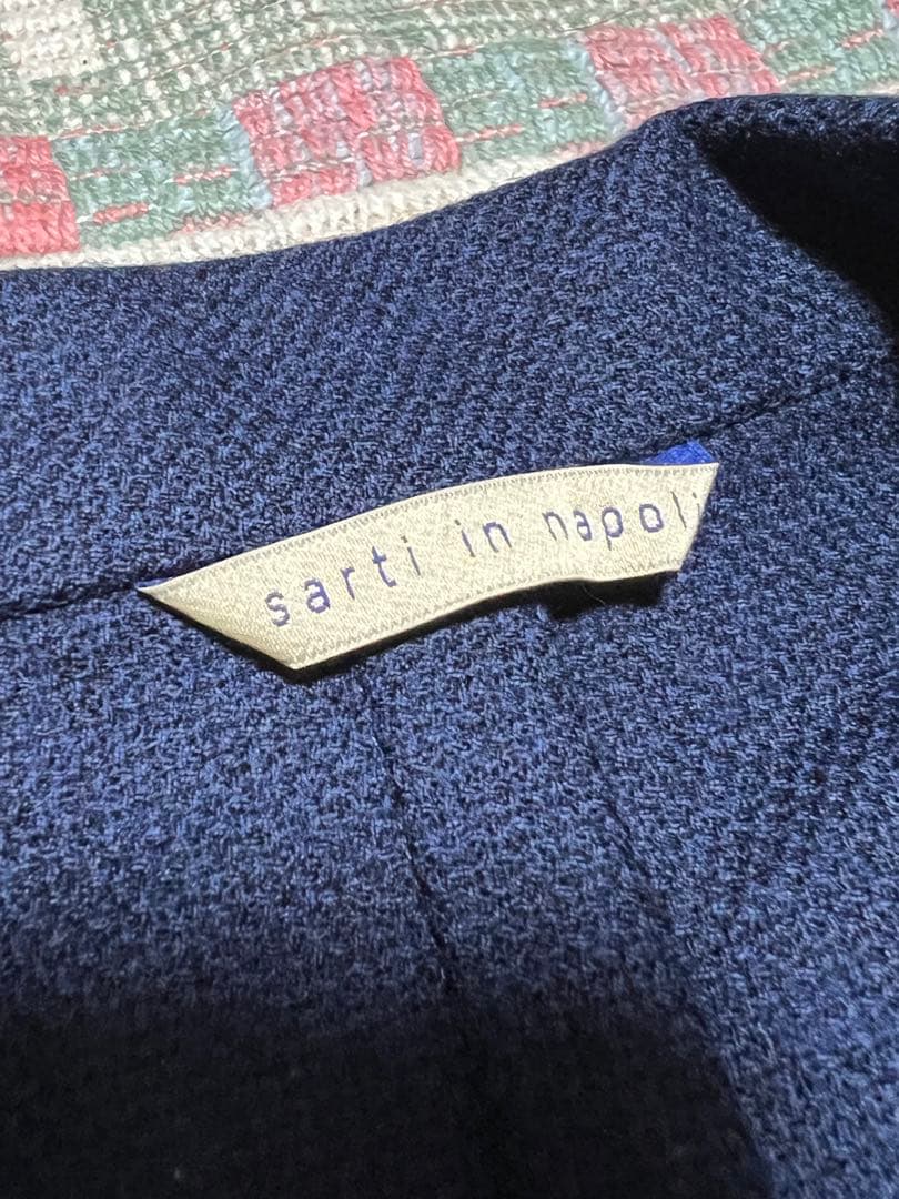 美品 De Petrilloネイビー ジャケット50 サイズ デペトリロ ナポリ