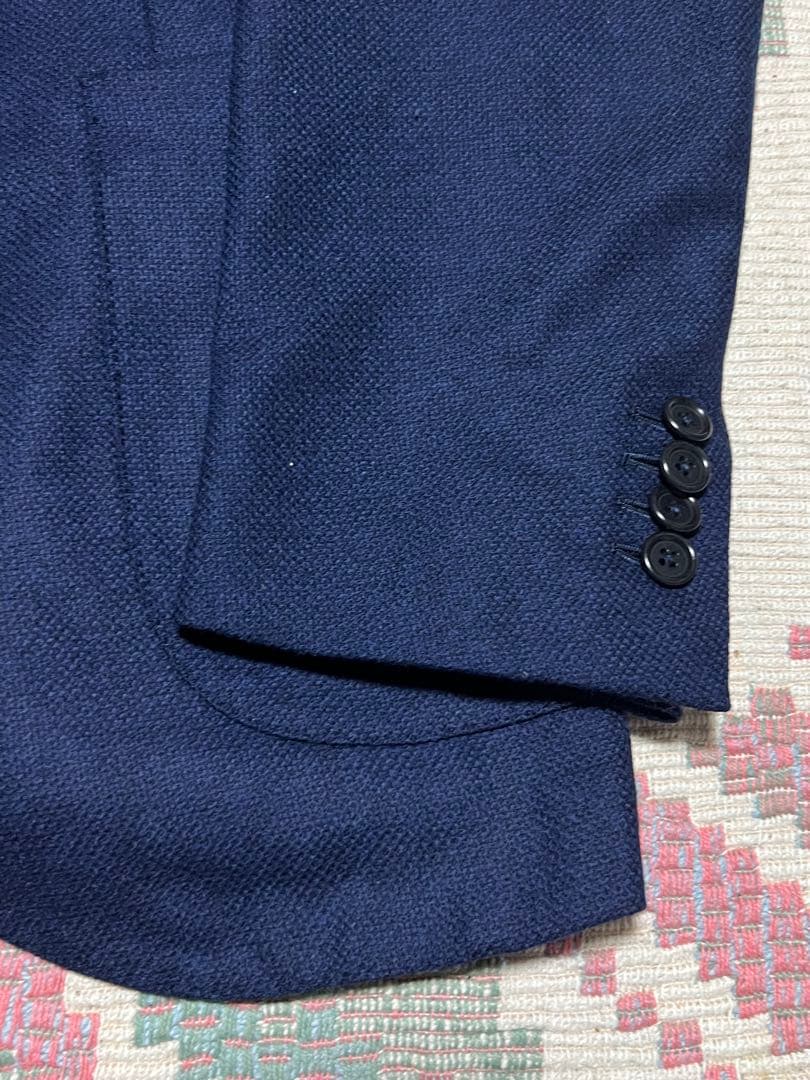 美品 De Petrilloネイビー ジャケット50 サイズ デペトリロ ナポリ