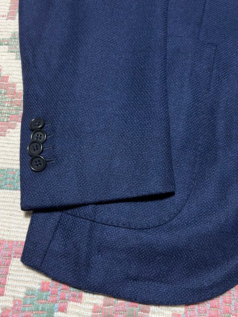 美品 De Petrilloネイビー ジャケット50 サイズ デペトリロ ナポリ