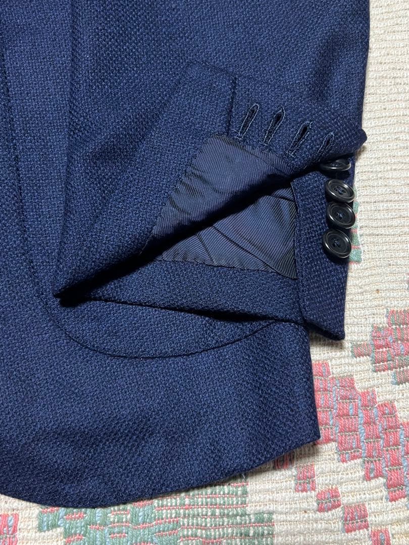 美品 De Petrilloネイビー ジャケット50 サイズ デペトリロ ナポリ