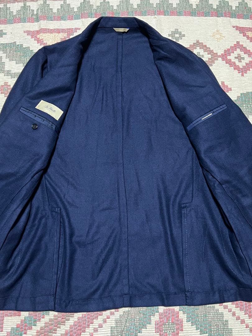 美品 De Petrilloネイビー ジャケット50 サイズ デペトリロ ナポリ