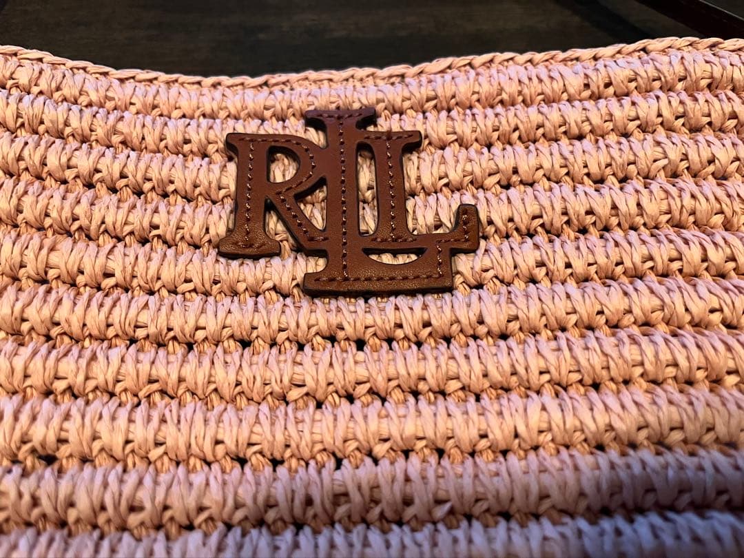 ラルフローレン　カゴショルダー　カゴバック