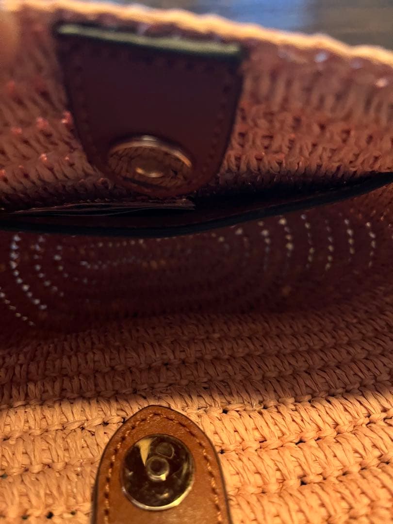 ラルフローレン　カゴショルダー　カゴバック