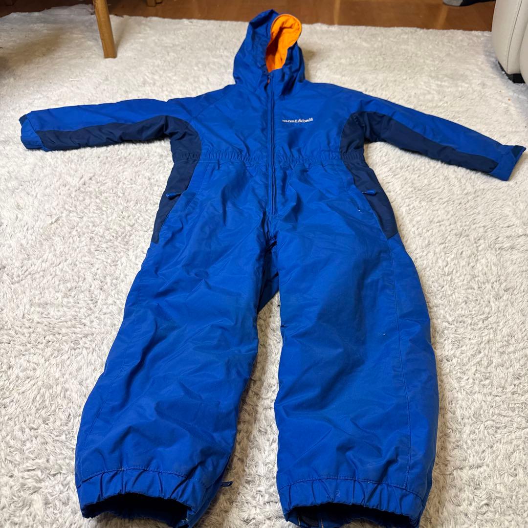 モンベル mont-bell スノーウェア つなぎ 110cm キッズ