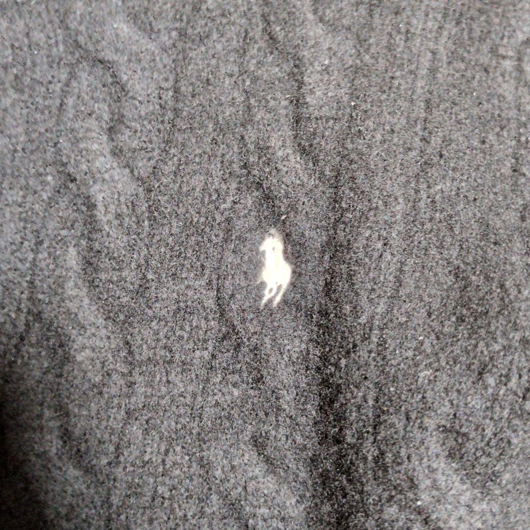 ポロラルフローレン ケーブルニット カーディガン カシミヤ混 ホース刺繍 黒