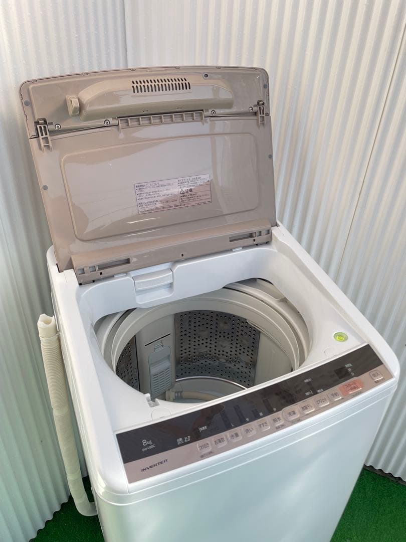 913 日立 ビートウォッシュ 8kg洗濯機 ナイアガラビート洗浄 高性能 国産
