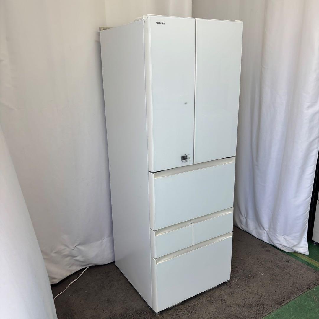 ★475 東芝　冷蔵庫　大型　508ℓ　フレンチドア　設置無料　中古　綺麗