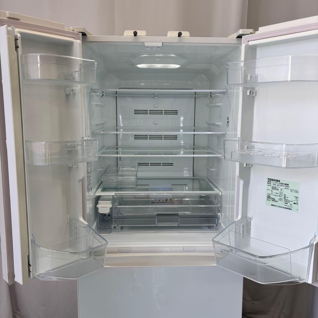 ★475 東芝　冷蔵庫　大型　508ℓ　フレンチドア　設置無料　中古　綺麗