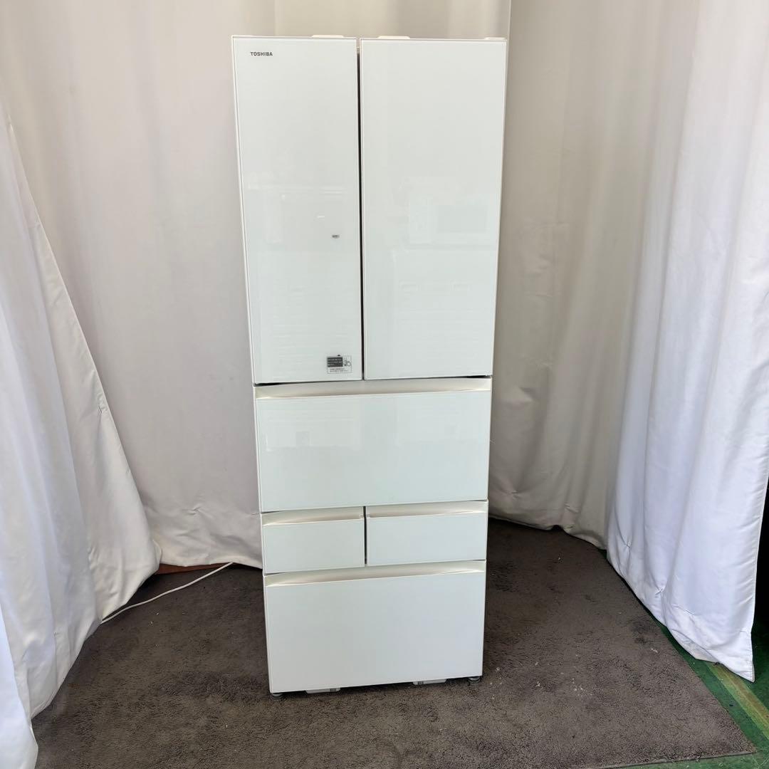 ★475 東芝　冷蔵庫　大型　508ℓ　フレンチドア　設置無料　中古　綺麗