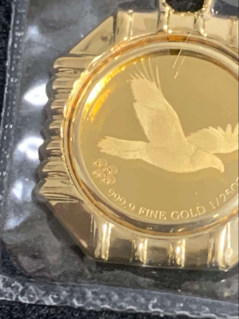 インディアンチャーム　ネックレス　ペンダントトップ　K24×K18