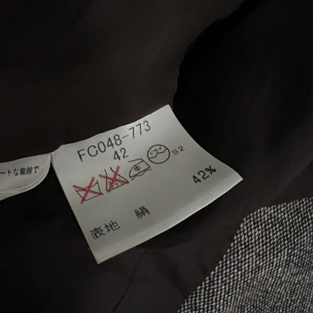 極美品✨大きいサイズ バーバリーロンドン ジャケット ツイード シルク 42 茶