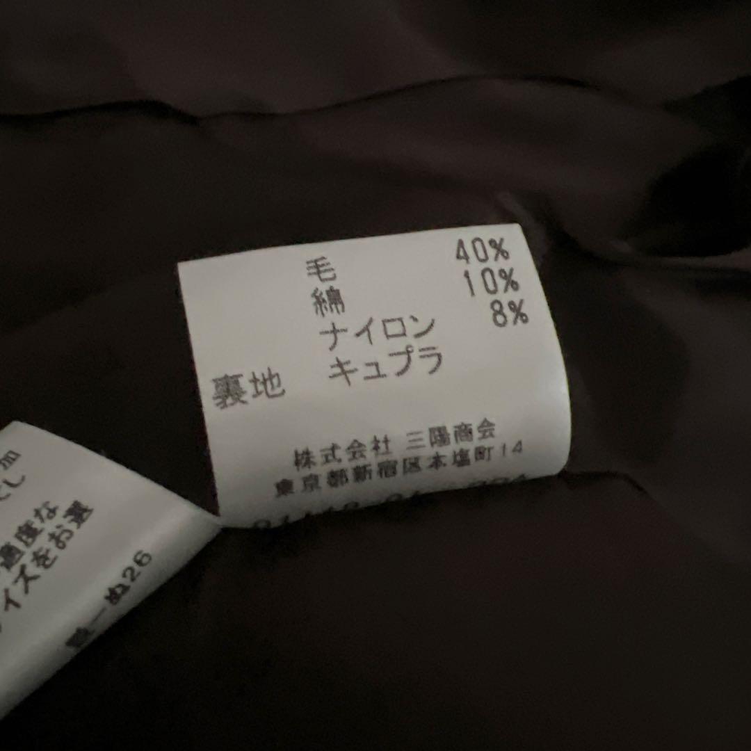 極美品✨大きいサイズ バーバリーロンドン ジャケット ツイード シルク 42 茶