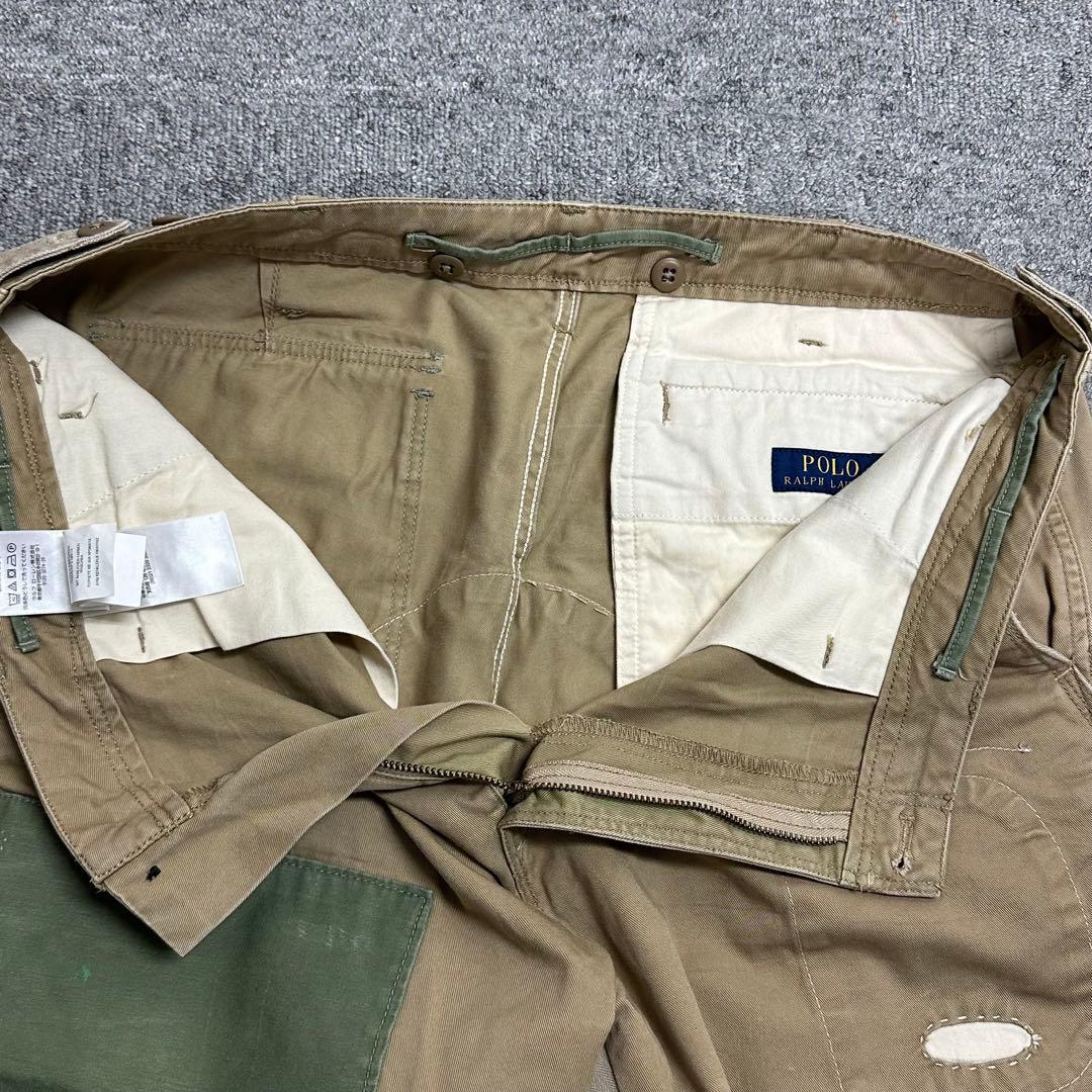 ポロ ラルフローレン リペア加工 チノパンツ W34 POLO