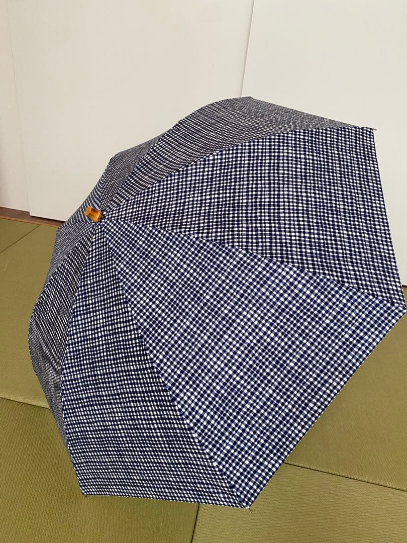 Bon Bon Store ボンボンストア　ドローイングチェック 折りたたみ傘