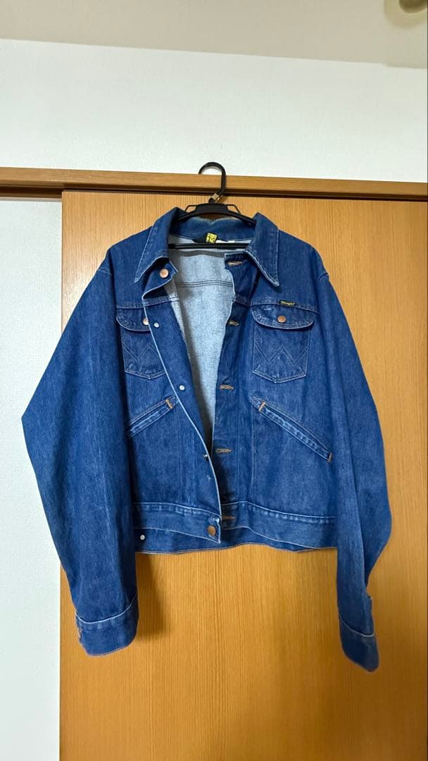 80s WRANGLER 126MJデニムジャケット44三角黒タグUSA製