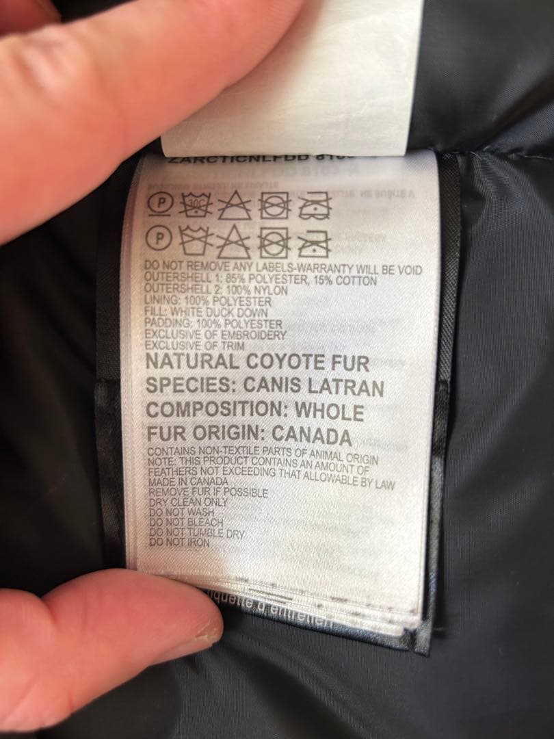   ブラック ダウンジャケット CITADEL