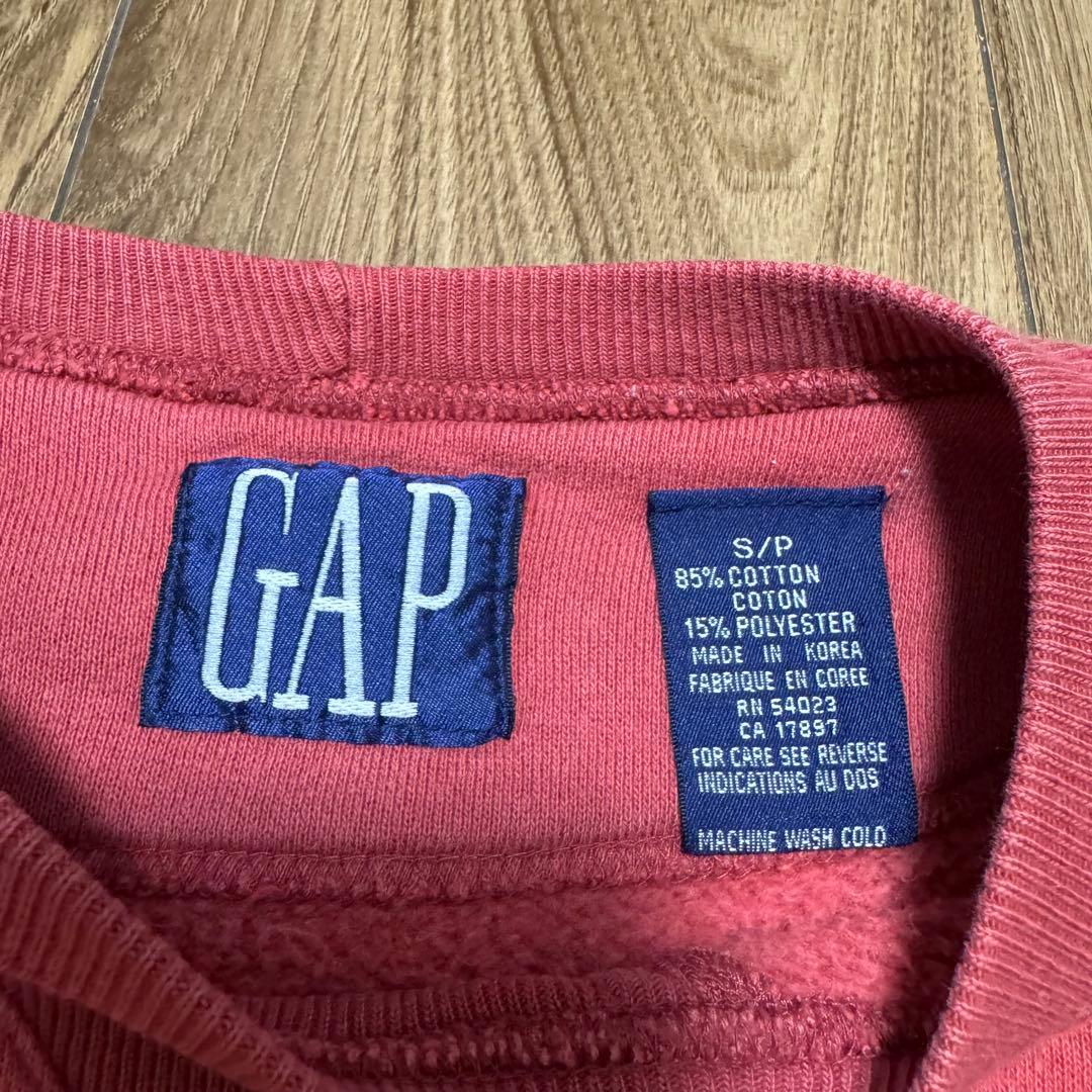 90s old gap スウェット GAPロゴ ロゴドン Sサイズ