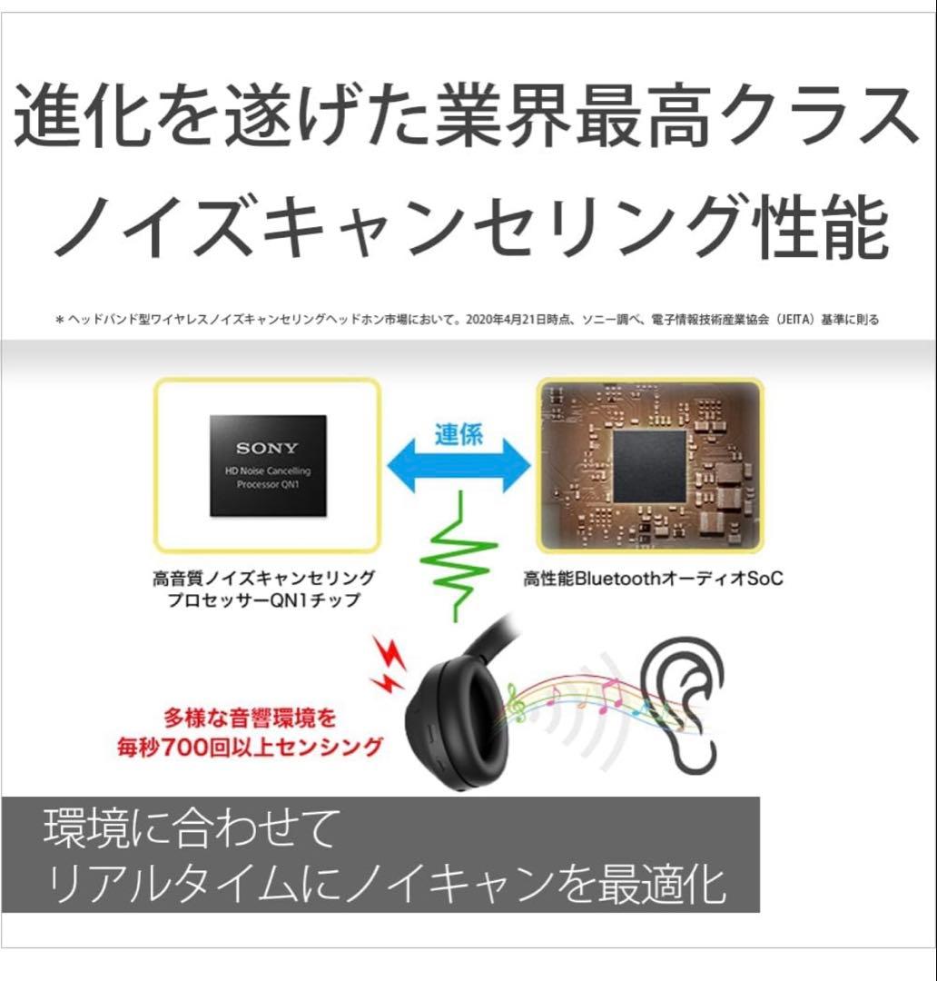ソニー(SONY)ワイヤレスノイズキャンセリングヘッドホンWH-1000XM4