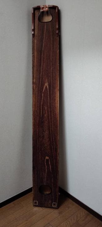 中古 お琴 筝 13絃 １３絃 油単とカバーをつけて その１