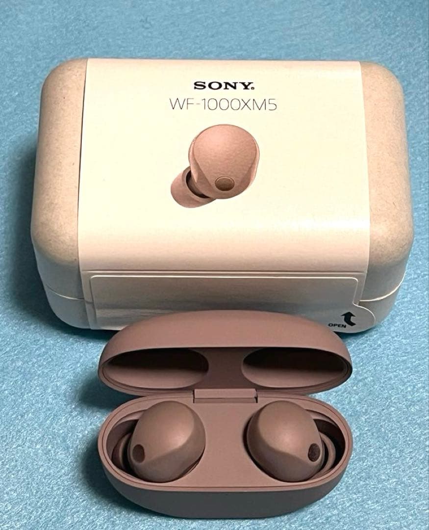 SONY 完全ワイヤレスイヤホン WF-1000XM5 スモーキーピンク