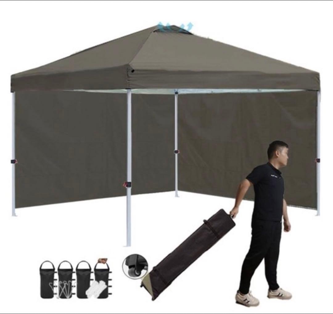 【新品未使用品】Toop Tapuタープテント 組み立て&運び簡単☆キャスター付