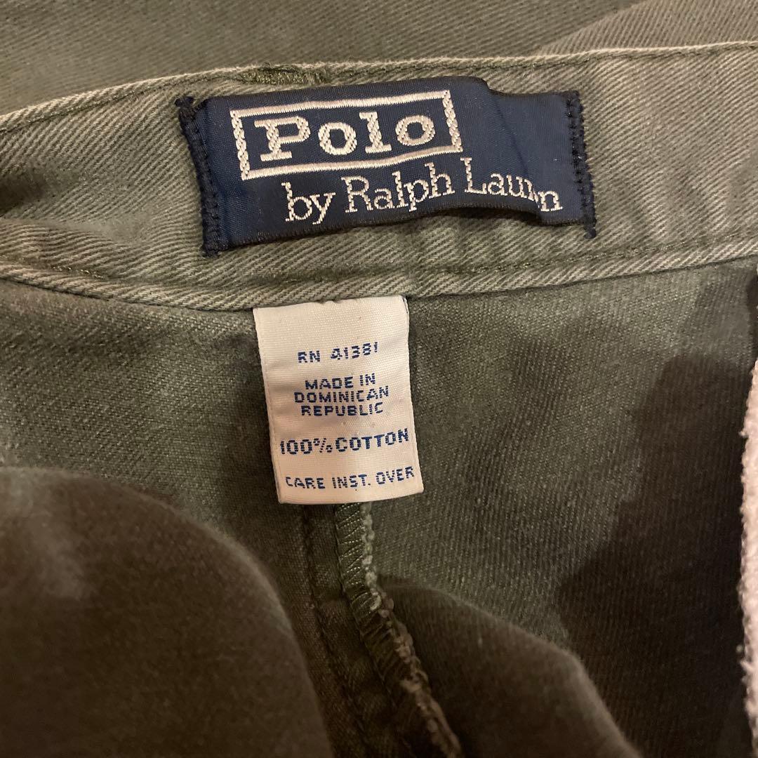 90sPolo Ralph Laurenラルフローレン　ポロチノ初期タグオリーブ