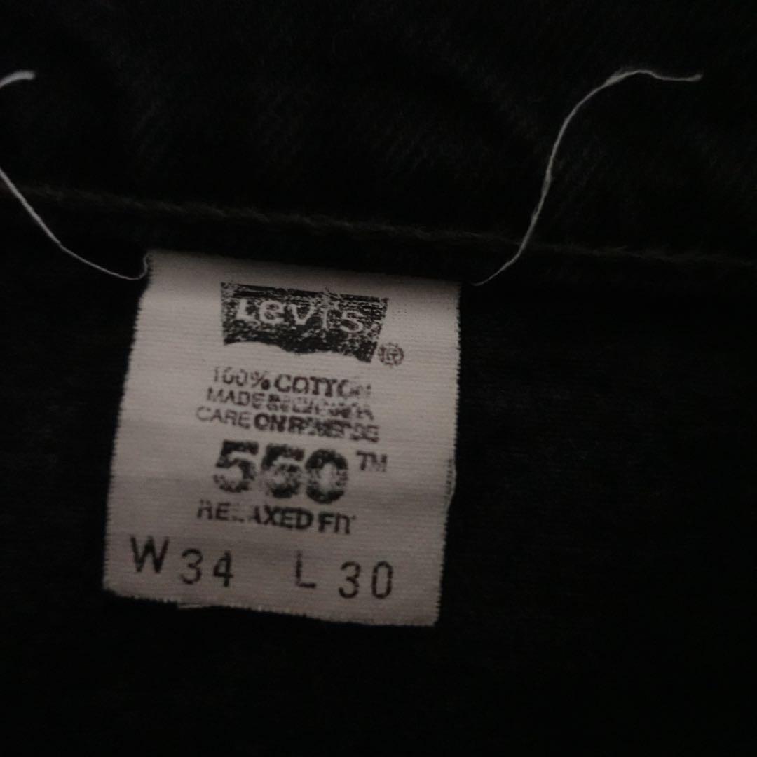 1990s Levi’s 550 ブラックデニム　W34L30 カナダ製