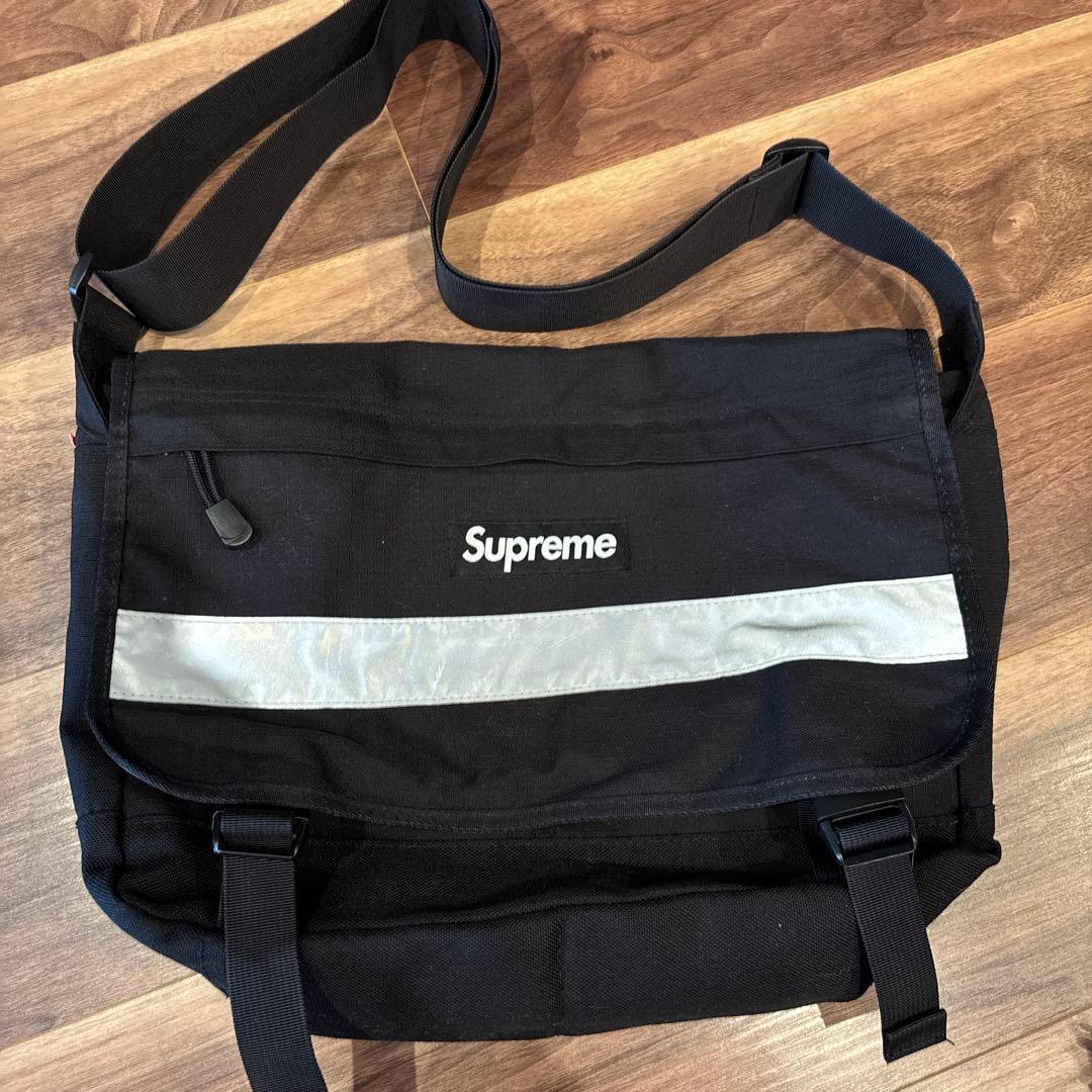 Supreme HI VIS Messenger メッセンジャーバッグ ブラック