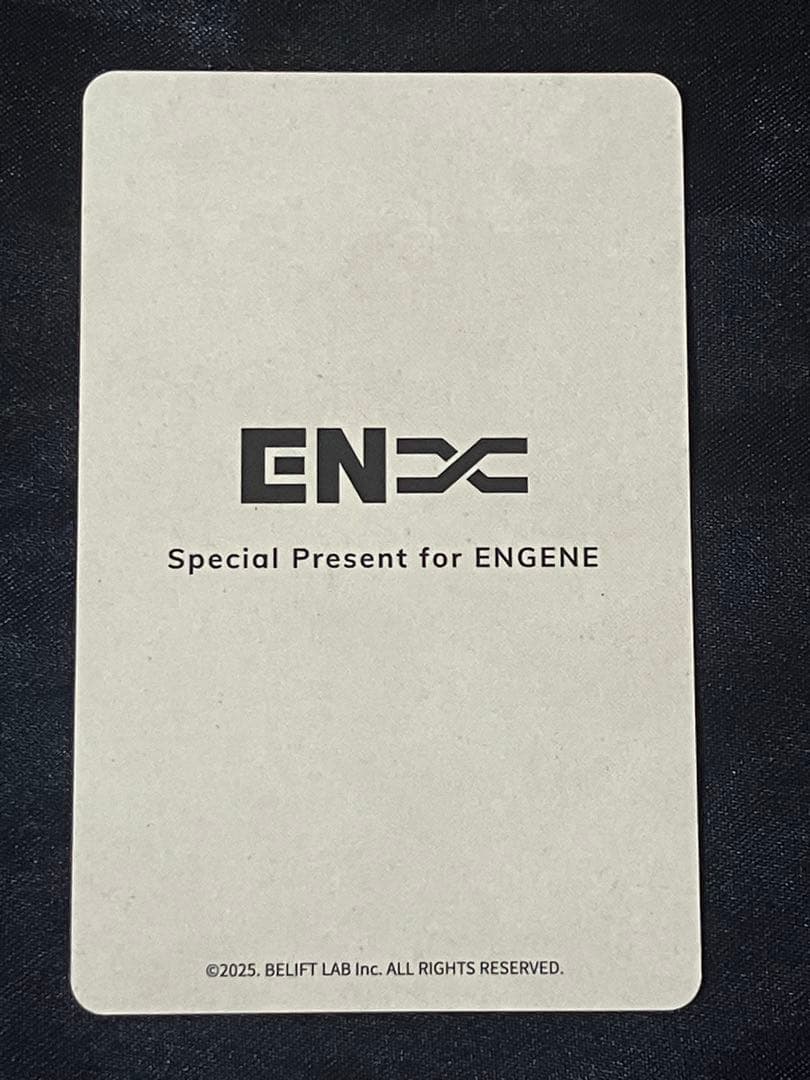 ENHYPENヒスン アンケートトレカ