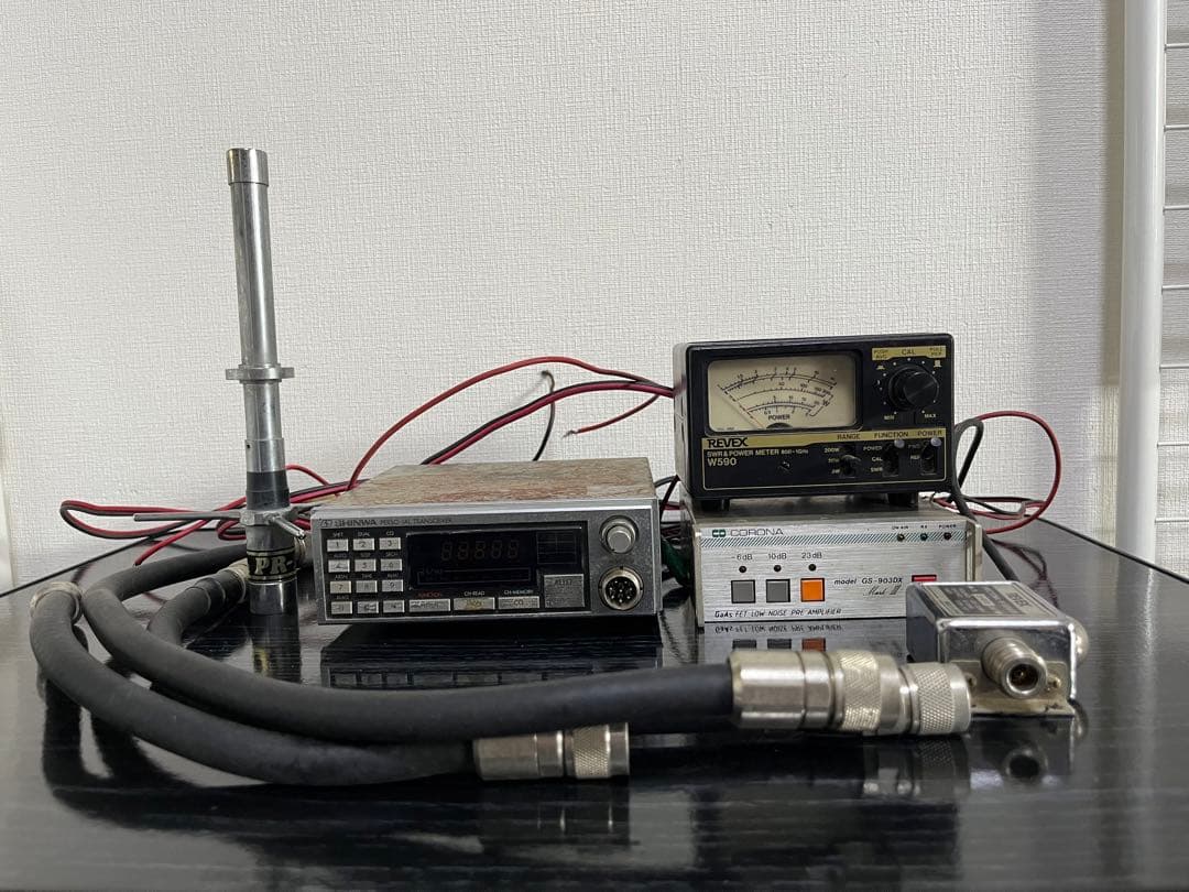 のらねこパーソナル無線機　受信ブースター　アンテナ　マッチング計　中間同軸