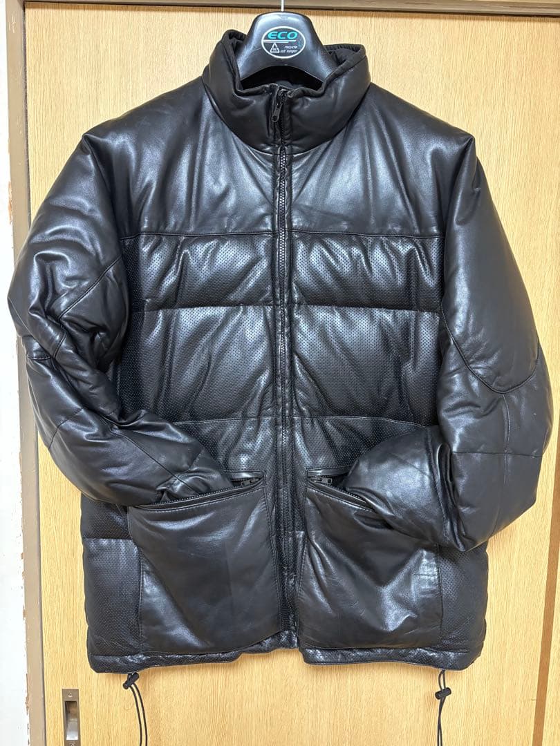 ヘッドポーター★パンチングレザー ダウン★藤原ヒロシHPP fragment