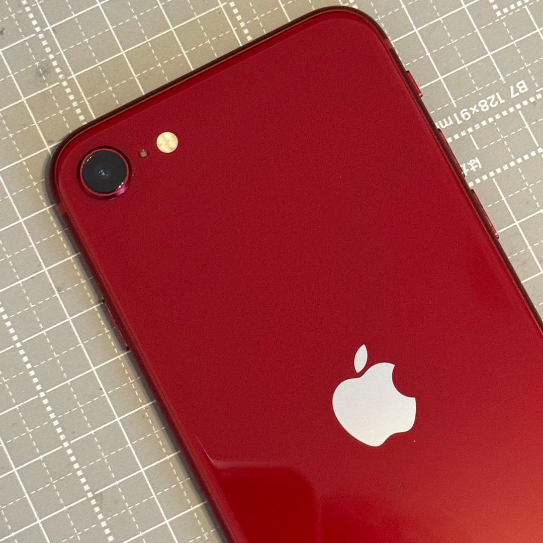 iPhoneSE 第3世代 128GB レッド バッテリー100%