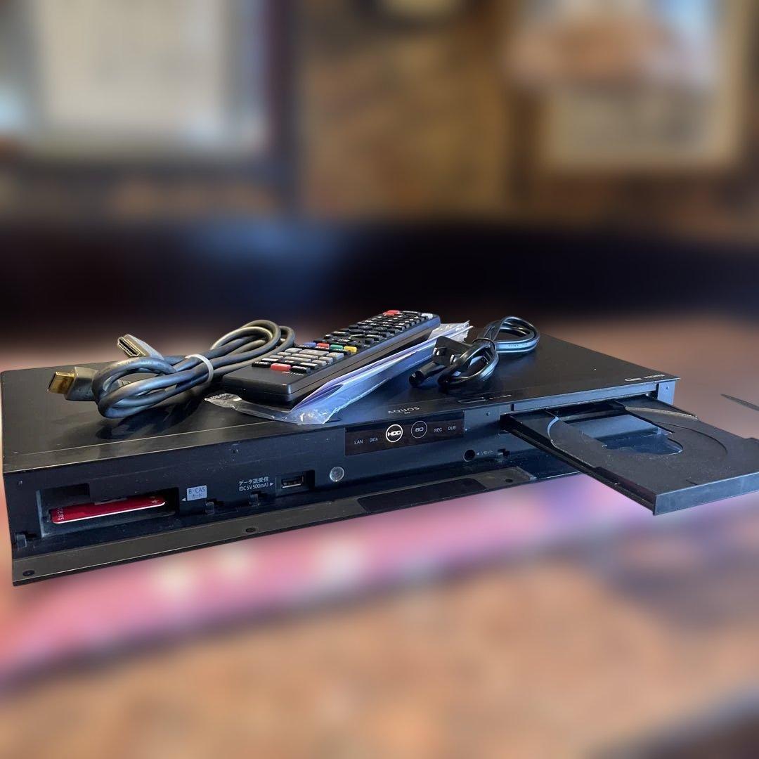 シャープ　BD-NW500 12倍　500GB 2番組W録　新品リモ等付フル装備