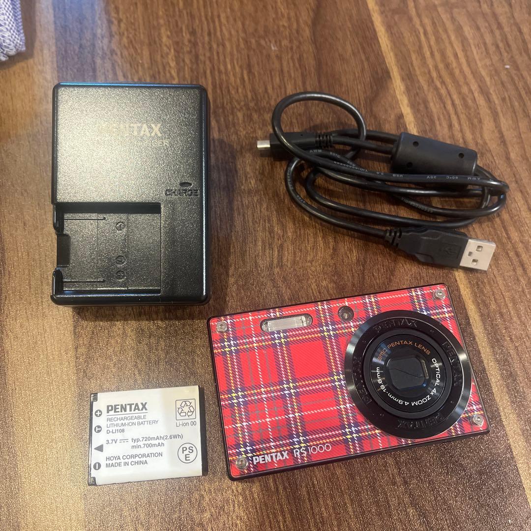 【美品】PENTAX RS1000 コンパクトデジタルカメラ　動作確認済