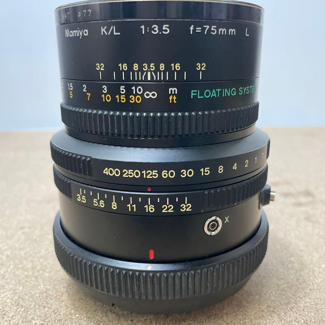 Mamiya RB67 PRO SD レンズ K/L 1:3.5 f=75mm