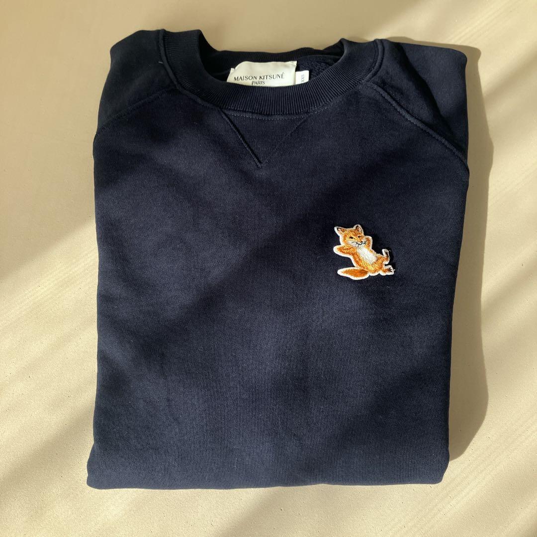MAISON KITSUNÉ ネイビー トレーナー（XXS）