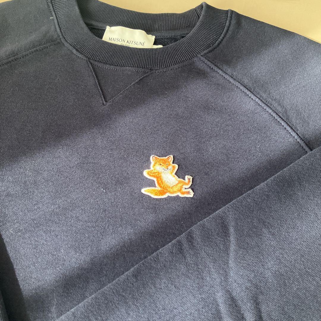 MAISON KITSUNÉ ネイビー トレーナー（XXS）