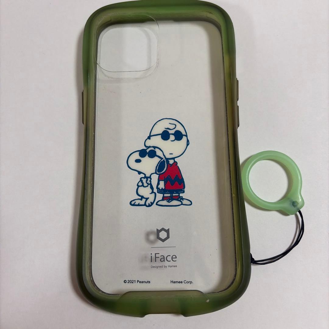 iPhone 15 グリーン iFaceケース付