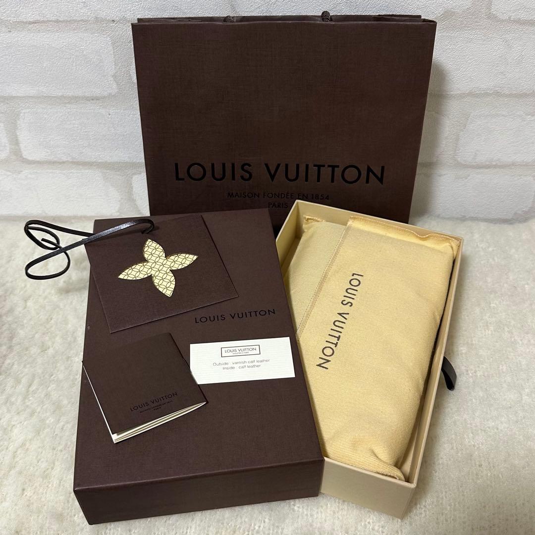 【箱付属品付き・希少品】ヴィトン　モノグラム　ジッピーウォレット　ヴェルニ