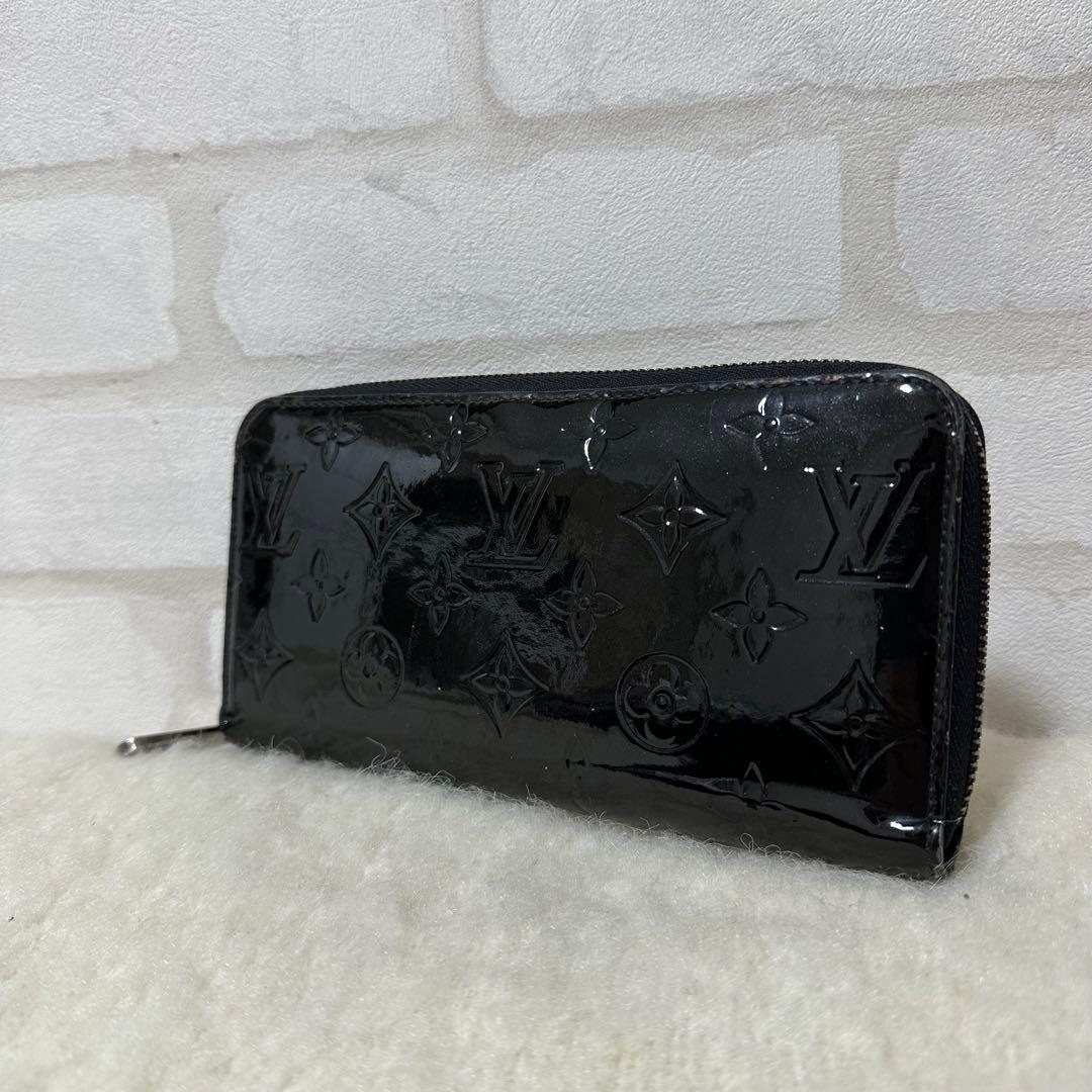 【箱付属品付き・希少品】ヴィトン　モノグラム　ジッピーウォレット　ヴェルニ